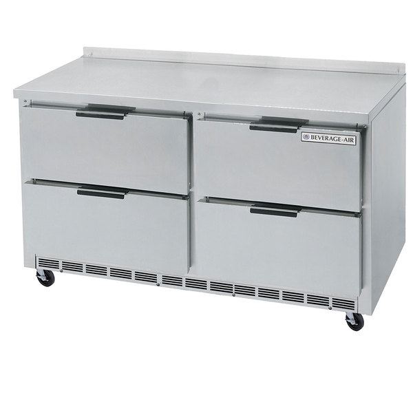 Beverage Air WTFD48AHC-4-FLT Worktop Freezer 48"