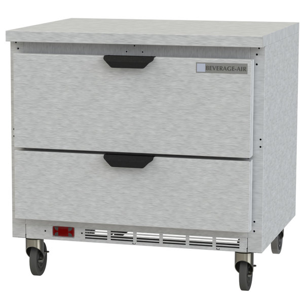 Beverage Air WTRD36AHC-2-FLT Worktop Refrigerator 36"