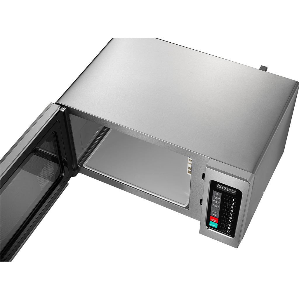 MIDEA 1025F1A 0.9 Cu Ft. 1000W Push Button Light Duty Commercial Microwave