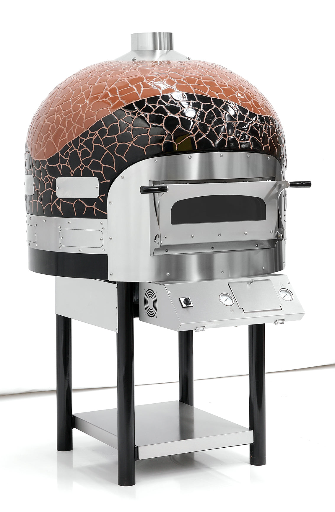 Pegasus RS6E Rolling Stone Series Rotary Electric Pizza Oven - 6pcs x 12