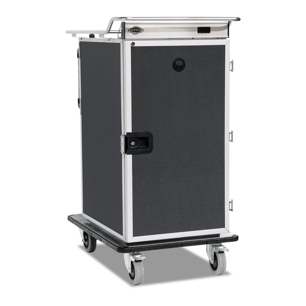 Polaris HC-12 Aluminum Full Size Insulated Heated Holding Cabinet with Solid Door, 24 GN1/1 Capacity, 12 Sheet pan capacity