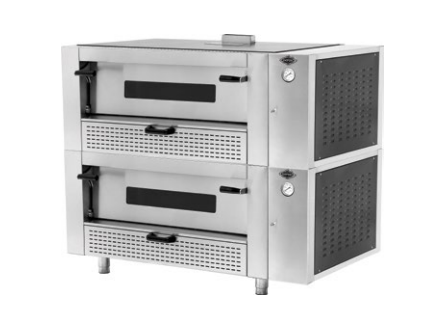 Pegasus MS45G-2 Gas Double Deck Pizza Oven - NG