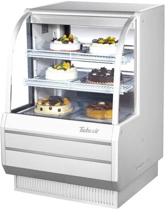 Turbo Air TCGB-36DR-W 3' Bakery Case - Dry - White