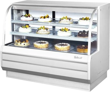 Turbo Air TCGB-60DR-W 5' Bakery Case - Dry - White