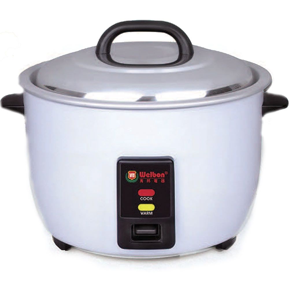 L&J WRC-1060W 17" 60 Cup Cooked (30 Cup Uncooked) 120v Electric Rice Cooker/Warmer