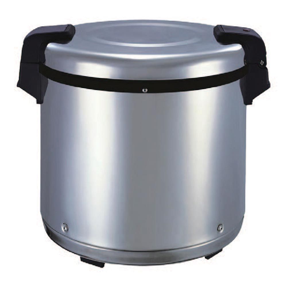 L&J WRC-2100S 17" 60 Cups Cooked 120v Double Heating Commercial Electronic Rice Warmer