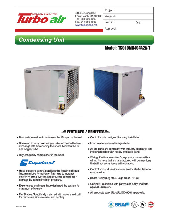 Spec Sheet
