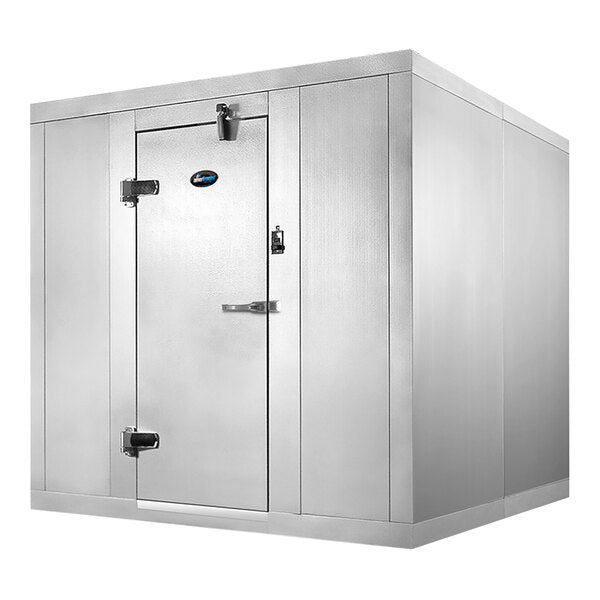 Amerikooler QF081077**F 8' x 10' x 7' 7" Quick Ship Indoor Box Only Walk-In Freezer with Aluminum Floor