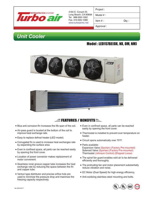 Spec Sheet