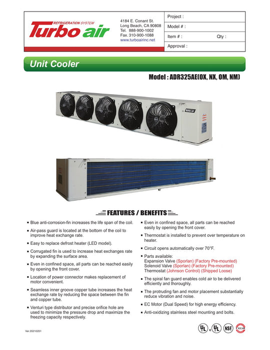 Spec Sheet