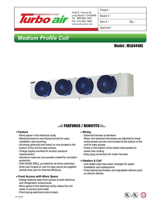Spec Sheet