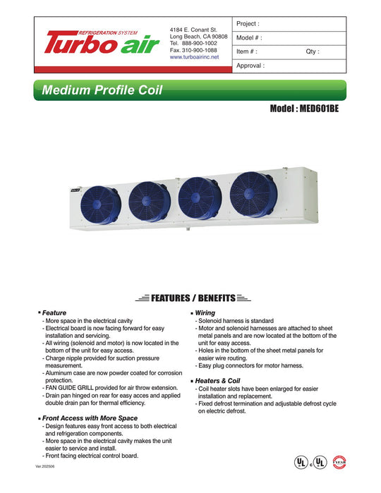 Spec Sheet