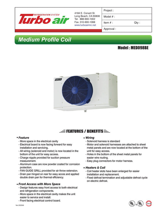 Spec Sheet