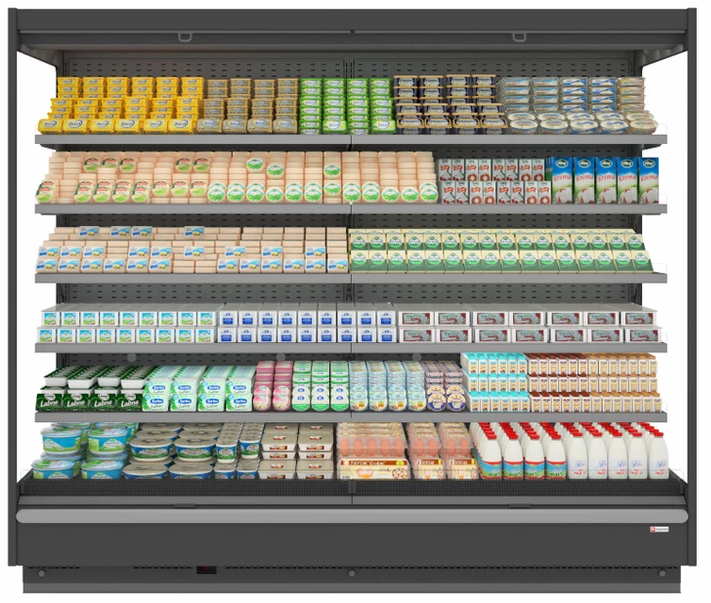 Atlantic® CMA38-12 Concord Open Merchandiser, 12'L x 38"D x 81"H