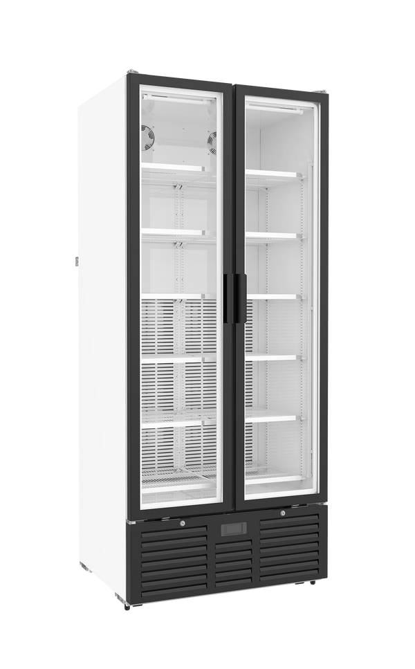 Glass door refrigeration