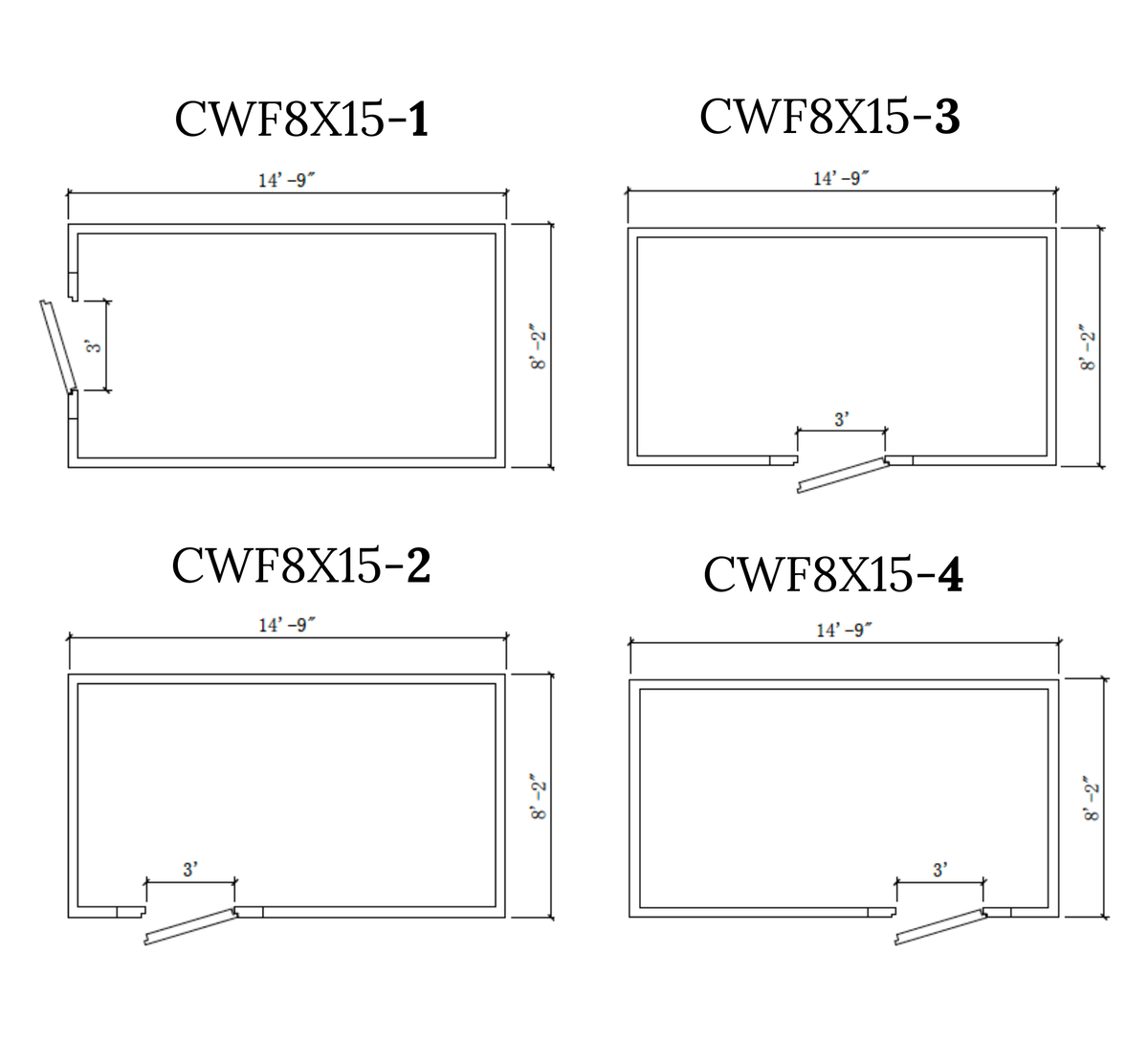 Astra CWF8X15 | 8 x 15 Walk-In Cooler with Floor