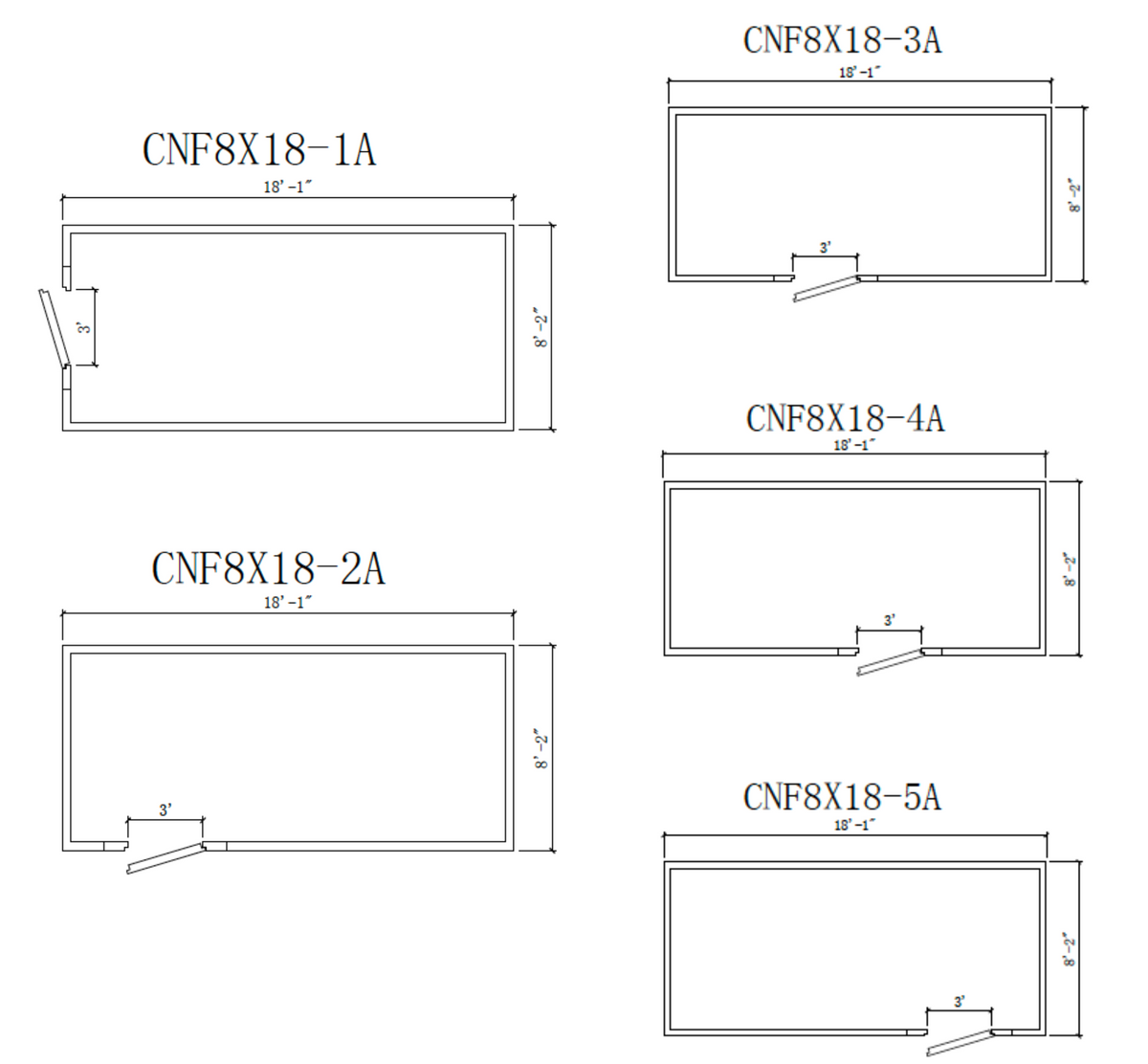 Astra CNF8X18-RM | 8 x 18 Walk-In Cooler Without Floor With Remote Refrigeration