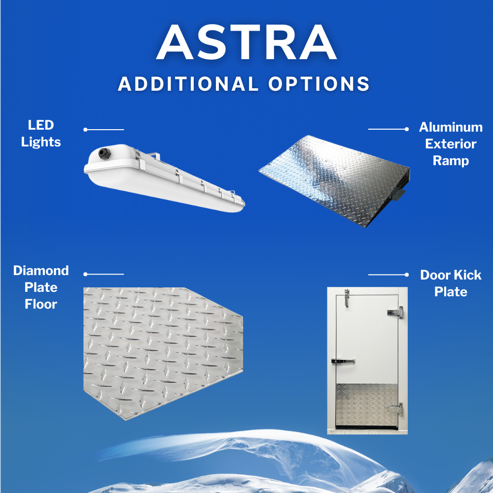Astra CWF12X23 | 12 x 23 Walk-In Cooler With Floor