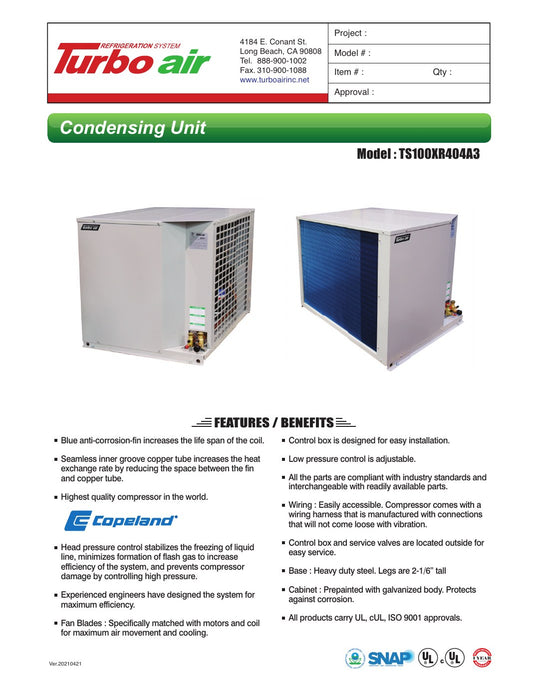 Spec Sheet