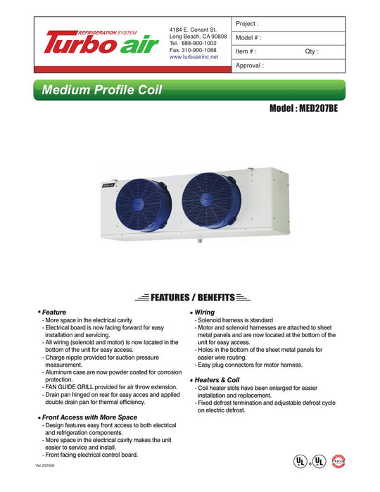Spec Sheet