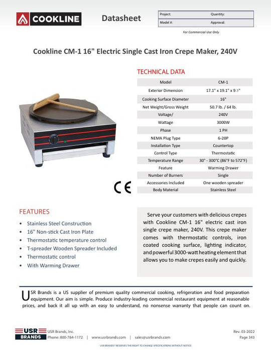Spec Sheet