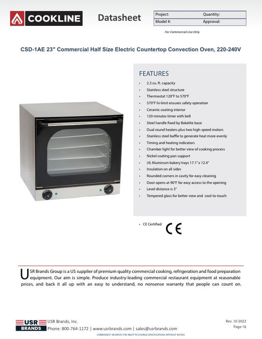 Spec Sheet