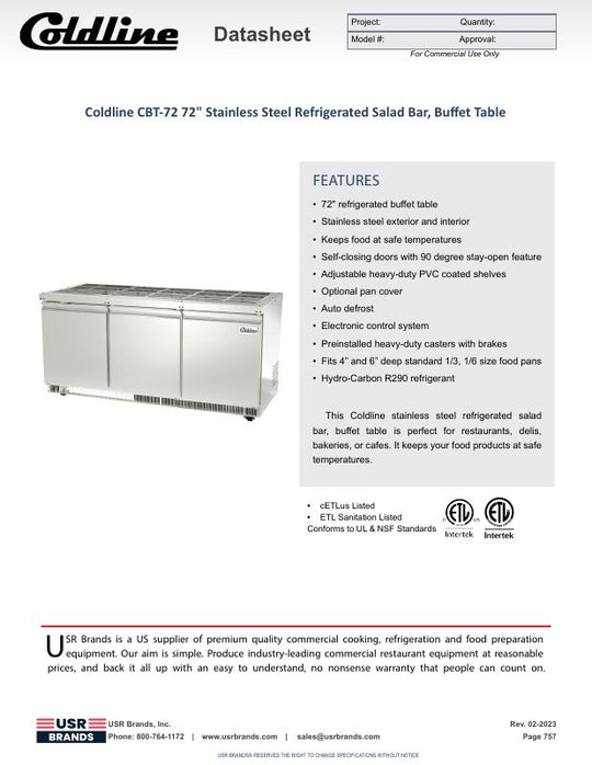 Spec Sheet