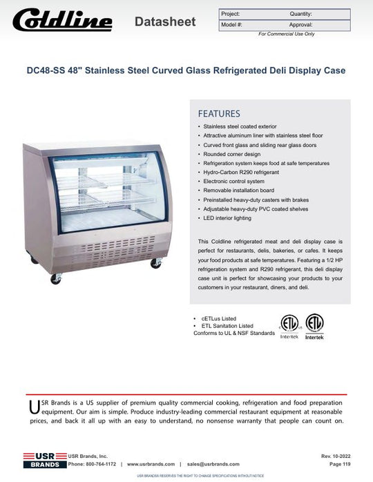 Spec Sheet