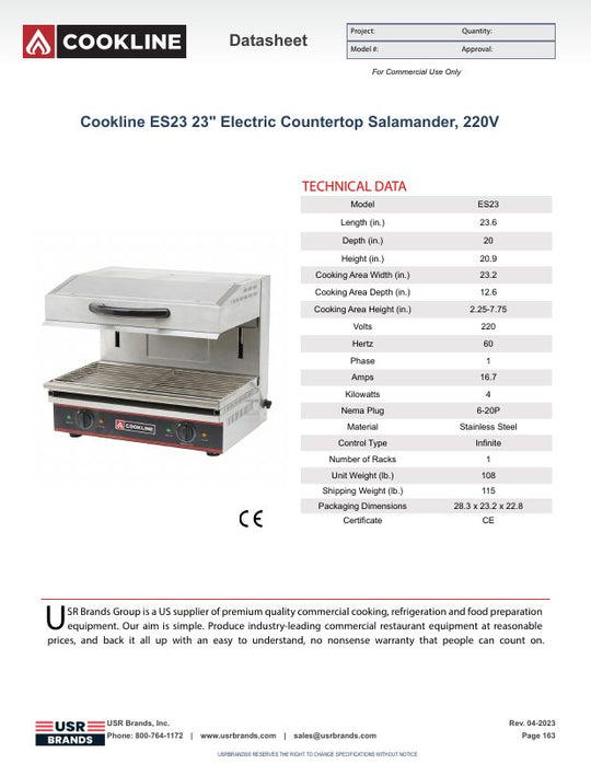 Spec Sheet