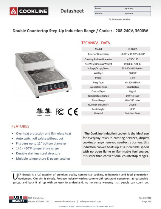 Spec Sheet