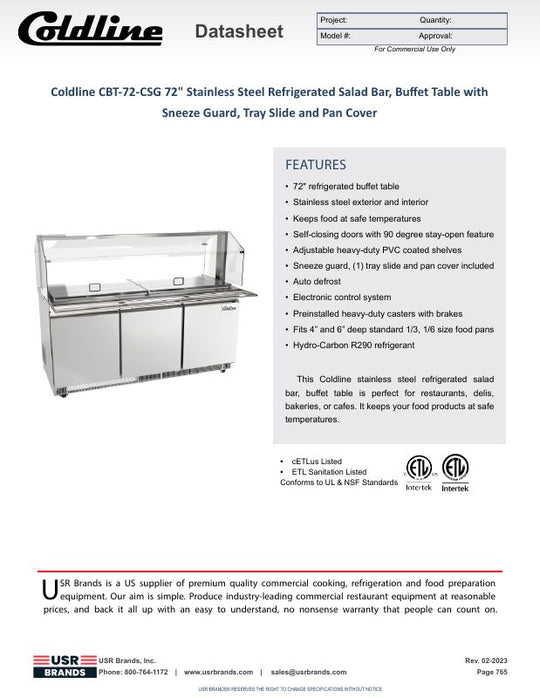 Spec Sheet