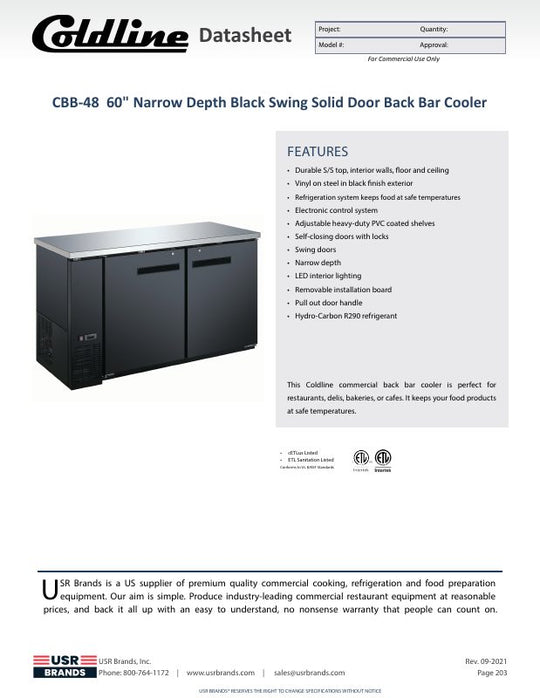 Spec Sheet