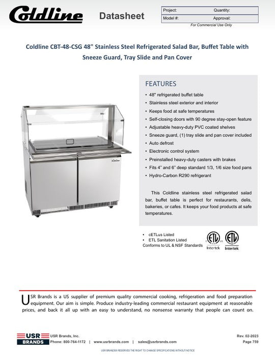 Spec Sheet