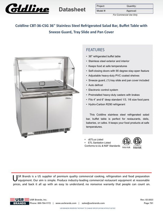 Spec Sheet