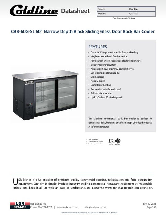 Spec Sheet