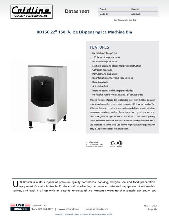 Spec Sheet