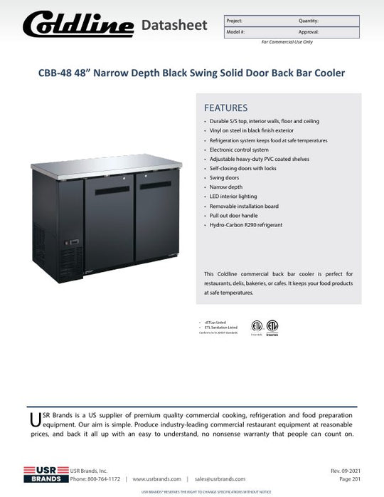 Spec Sheet