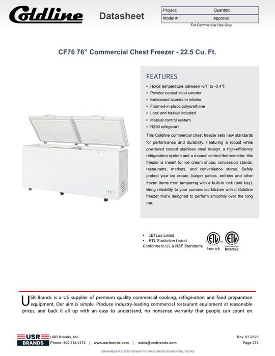 Spec Sheet