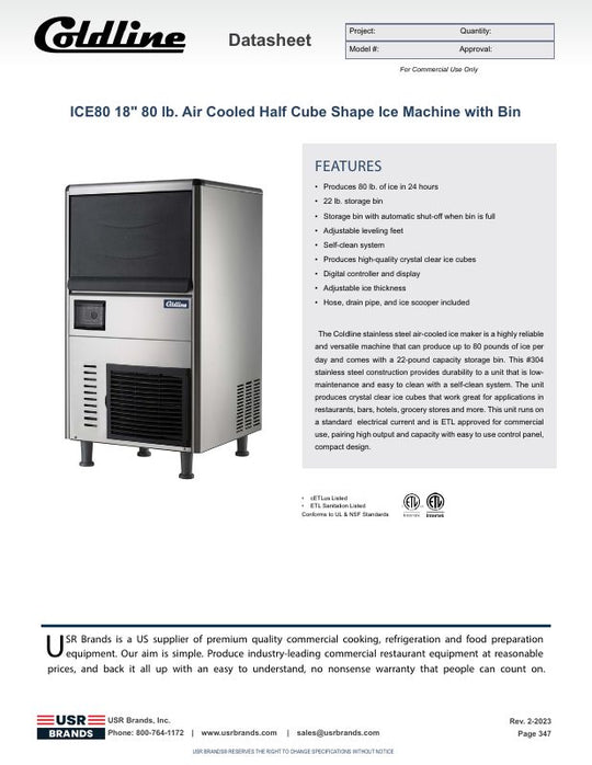 Spec Sheet
