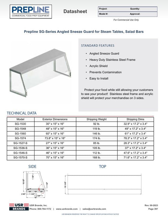 Spec Sheet