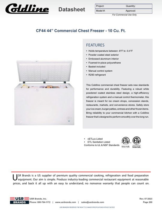 Spec Sheet
