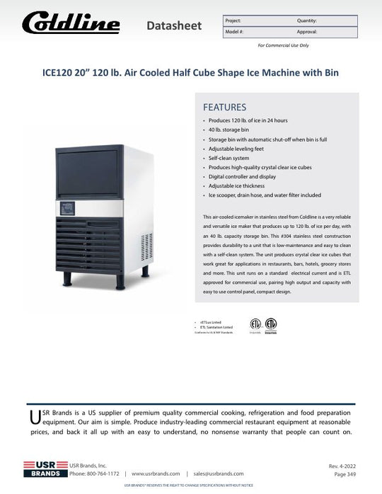 Spec Sheet