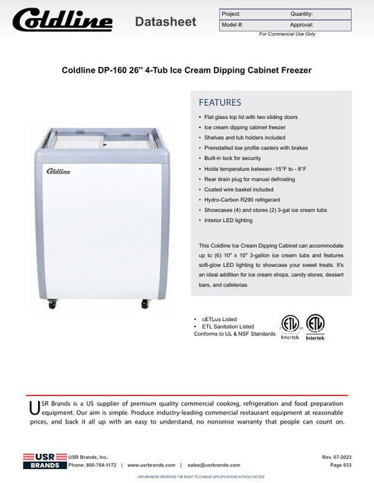 Spec Sheet