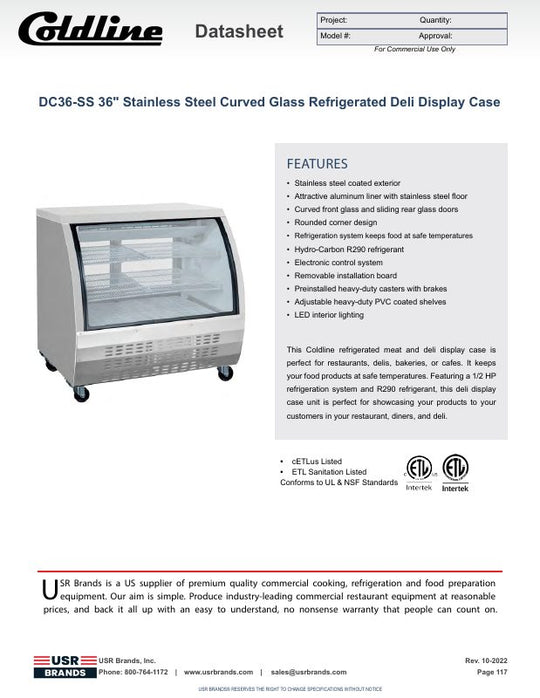 Spec Sheet