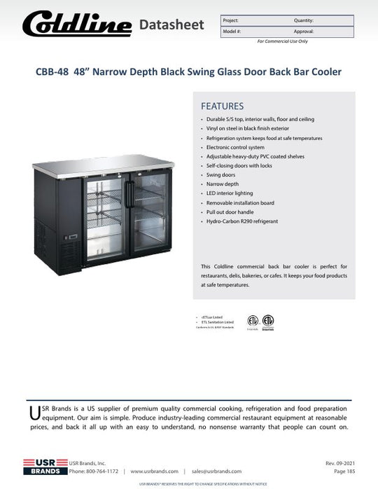 Spec Sheet