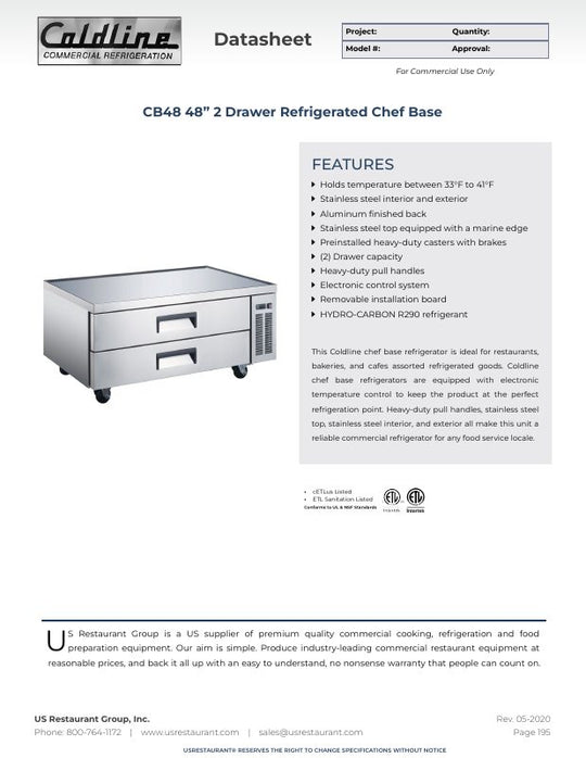 Spec Sheet