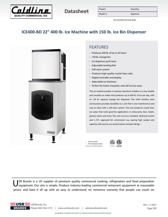 Spec Sheet