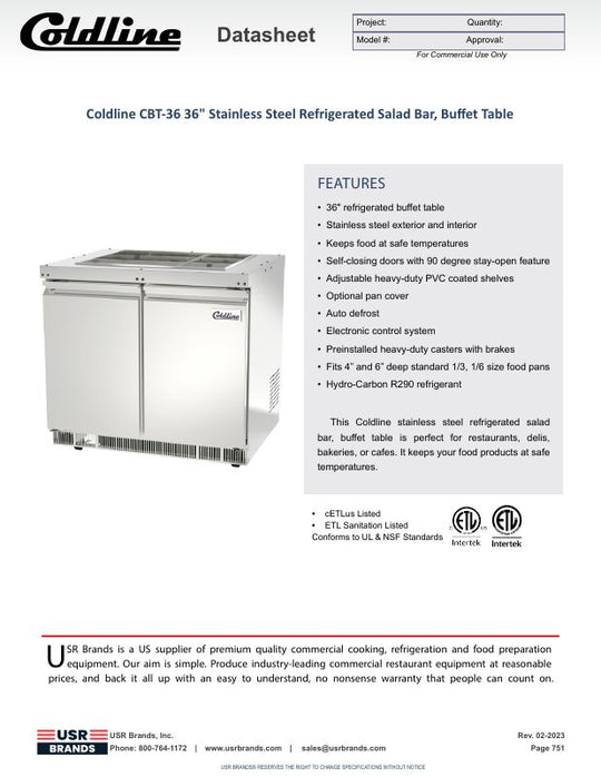 Spec Sheet