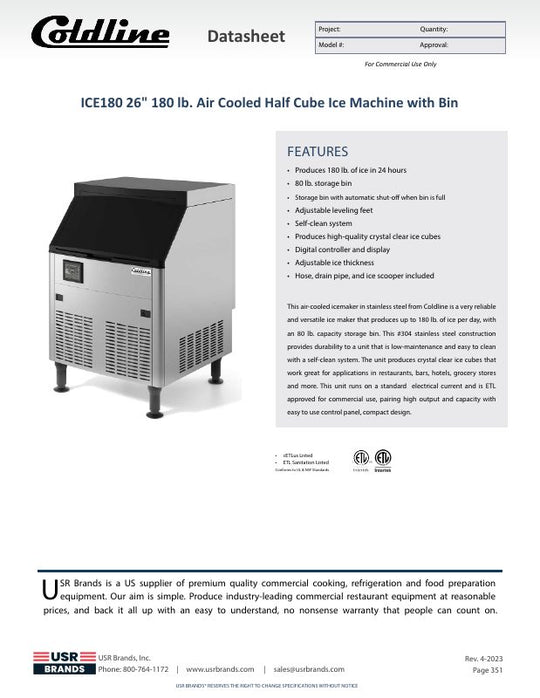 Spec Sheet