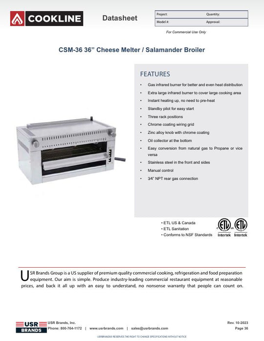 Spec Sheet